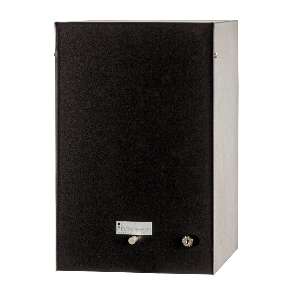 Box Design. Designer letterbox - Black casing