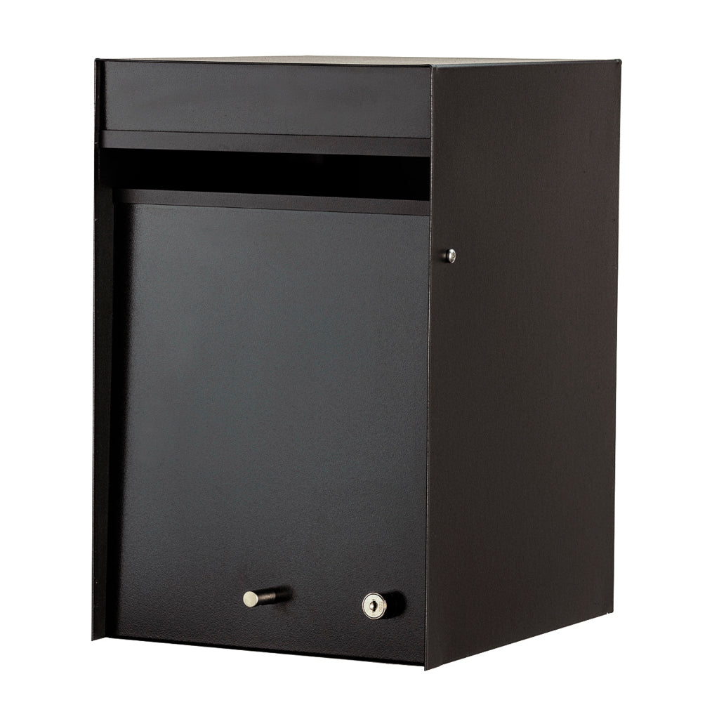 Box Design. Designer letterbox - Black casing