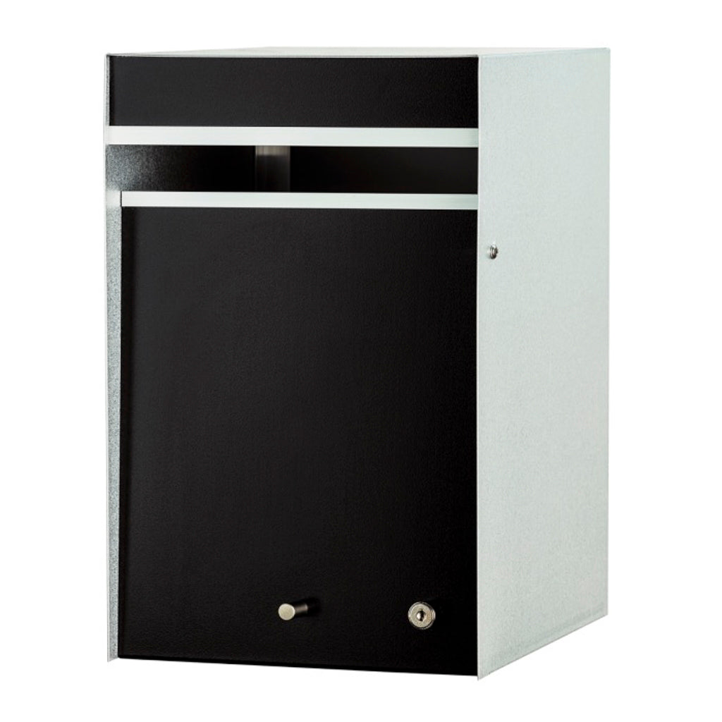 Box Design. Designer letterbox - Silver Pearl casing
