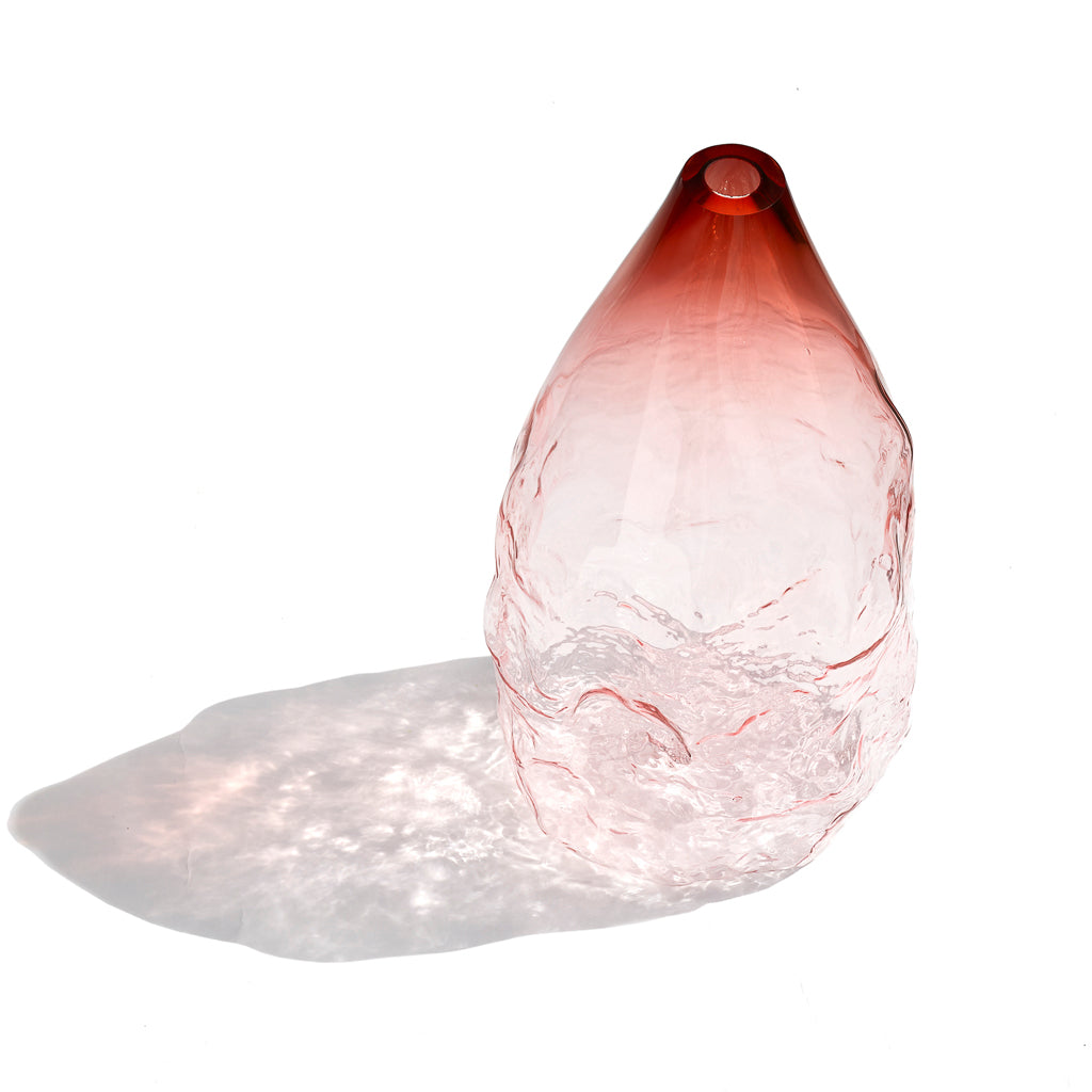 Luke Jacomb Studio. Crushed Vase - Narrow Neck - Large