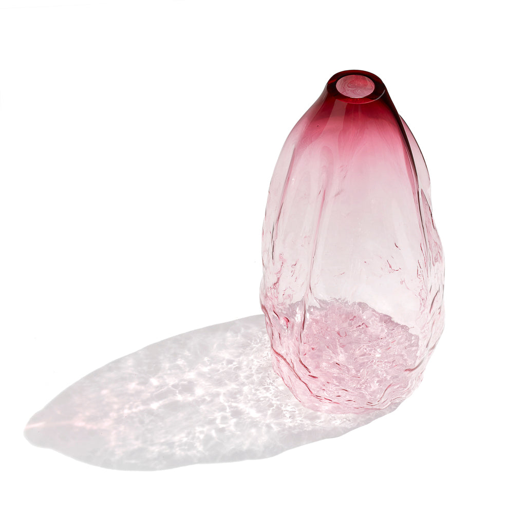 Luke Jacomb Studio. Crushed Vase - Narrow Neck - Large