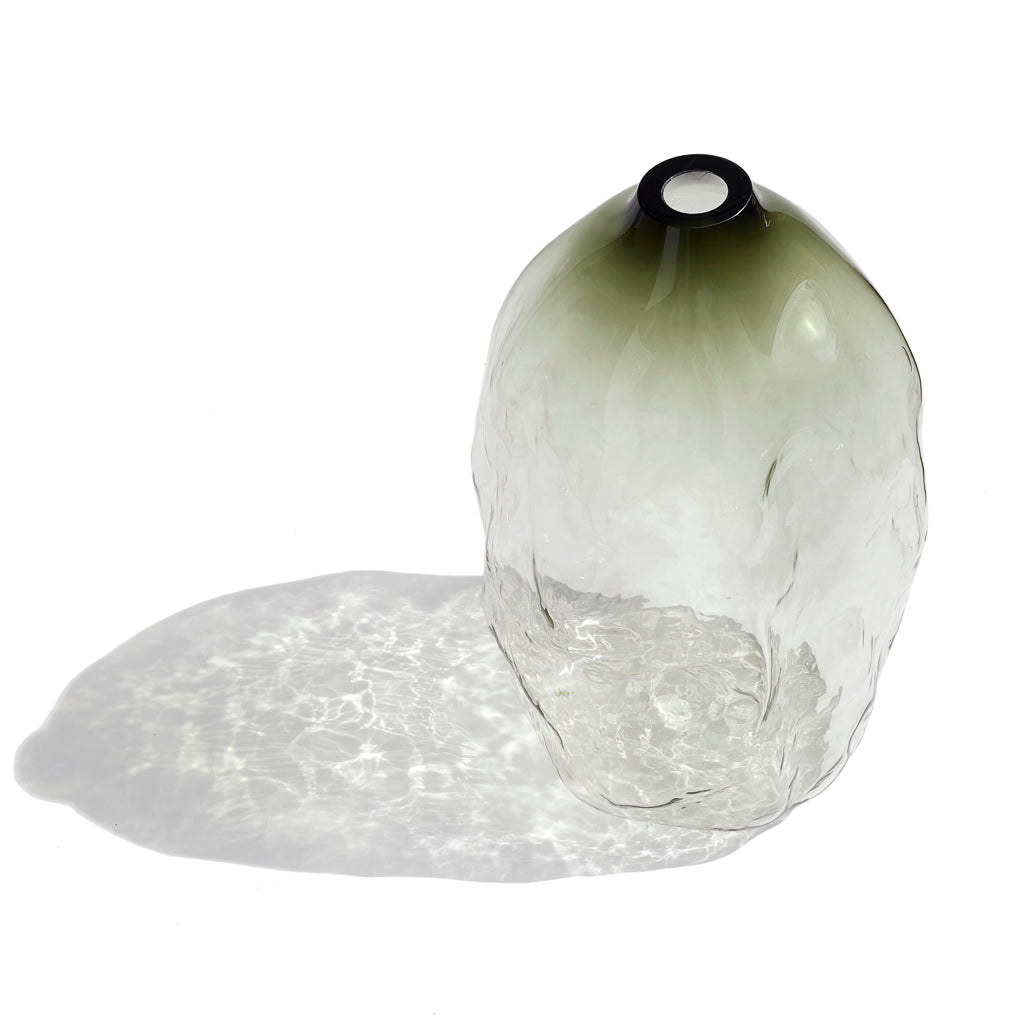 Luke Jacomb Studio. Crushed Vase - Narrow Neck - Large