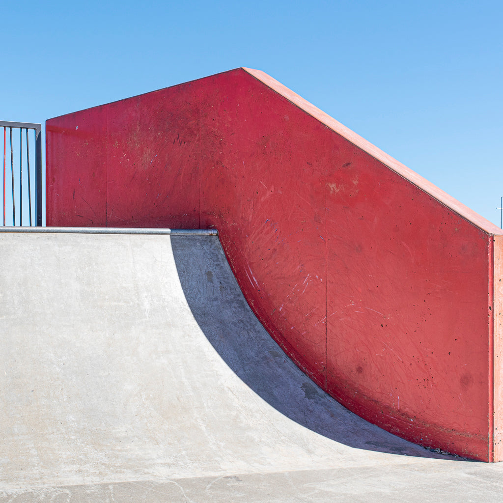 Sophie Heyworth. Skatepark series | Quarter Pipe Red