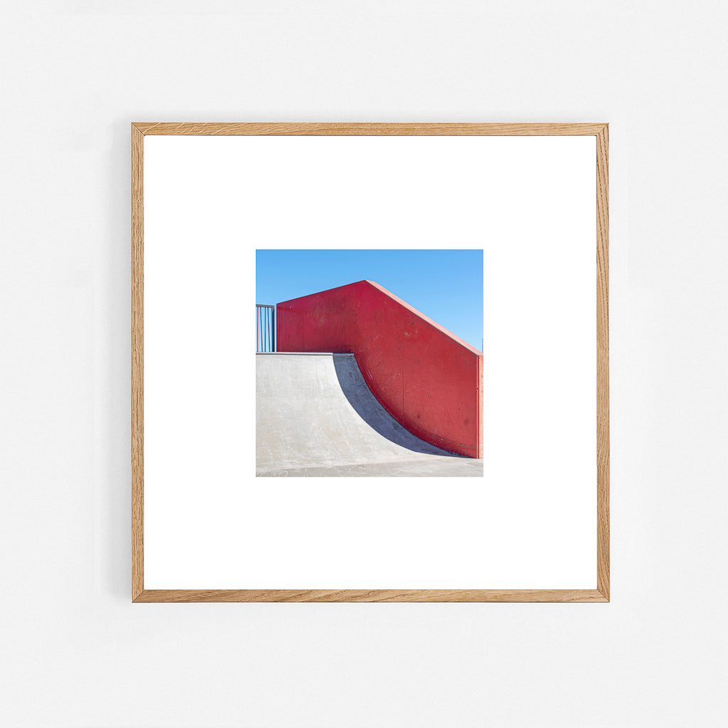 Sophie Heyworth. Skatepark series | Quarter Pipe Red