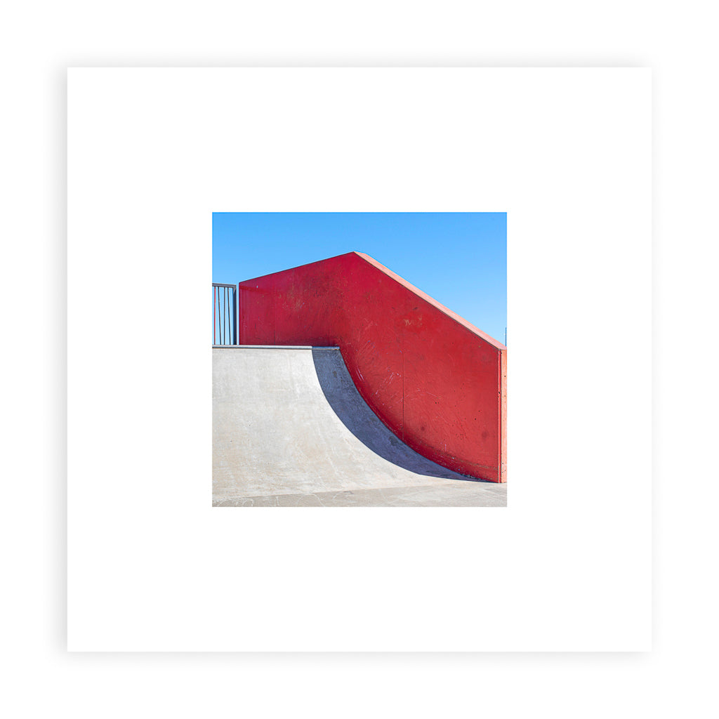Sophie Heyworth. Skatepark series | Quarter Pipe Red