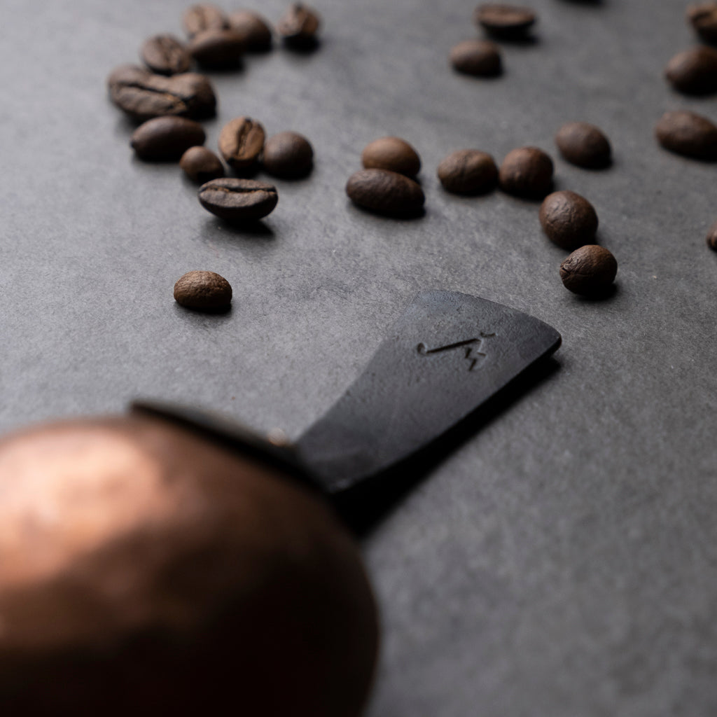 The Solo Blacksmith. Copper Coffee Scoop